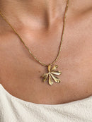 Colar Folha de Mandioca