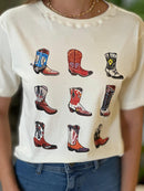 T-shirt Botas Country
