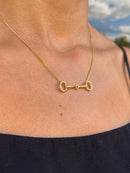 Colar Bridão com Zircônia