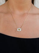 Colar  Mini Fivela com Inicial