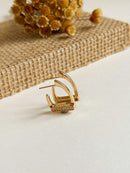 Brinco Estribo com zircônias