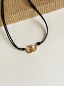 Colar Ferradura- couro