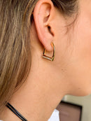 Brinco Estribo com zircônias