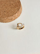 Anel Estribo-zircônia retangular