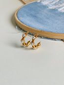 Argola Soja com Perólas