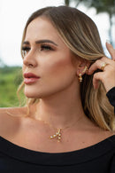 Argola Soja com Perólas