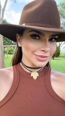 Brinco Folha de Algodão