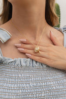 Colar Algodão Pedra