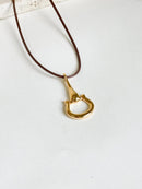 Colar Bridão- couro