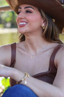 Colar Ferradura-coração