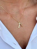 Colar Mini Soja com zircônia