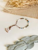 Pulseira Mix de pedras (Banho de prata)